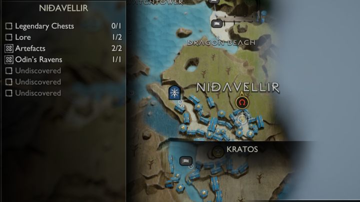 1 - God of War Ragnarok: Nidavellir, Svartalfheim - secrets, collectibles - Svartalfheim - God of War Ragnarok Guide