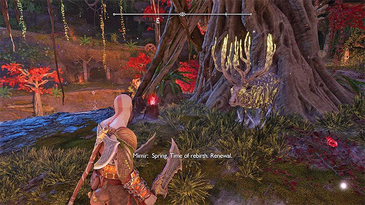 There are 4 stags to find around The Crater and there is a favour involving them - God of War Ragnarok: The Plains, Vanaheim - secrets, collectibles - Vanaheim - God of War Ragnarok Guide