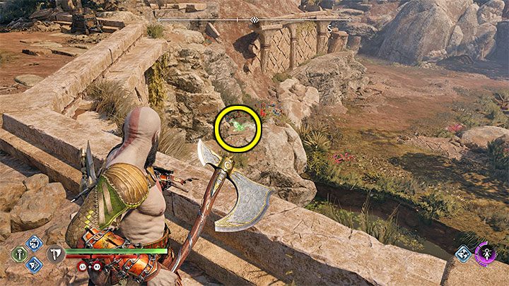 This raven is on the rocks in the north-western part of the region - God of War Ragnarok: The Plains, Vanaheim - secrets, collectibles - Vanaheim - God of War Ragnarok Guide