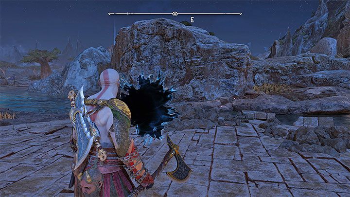 This one requires you to travel to the island in the southwestern part of the region, and this is only possible after the dam is opened - once that is done, you can take a boat and travel to the island dock - God of War Ragnarok: The Plains, Vanaheim - secrets, collectibles - Vanaheim - God of War Ragnarok Guide