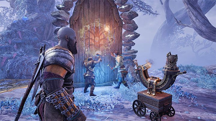 After meeting Brok at the Sindri's House, you will return with the dwarves to the gate - God of War Ragnarok: How to unlock fast travel? - Exploration - God of War Ragnarok Guide