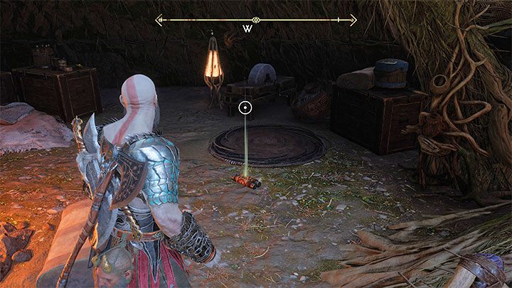 The scroll can be found on the ground in the central part of the camp (the area with friendly NPCs) - God of War Ragnarok: Freyrs Camp, Vanaheim - secrets, collectibles - Vanaheim - God of War Ragnarok Guide