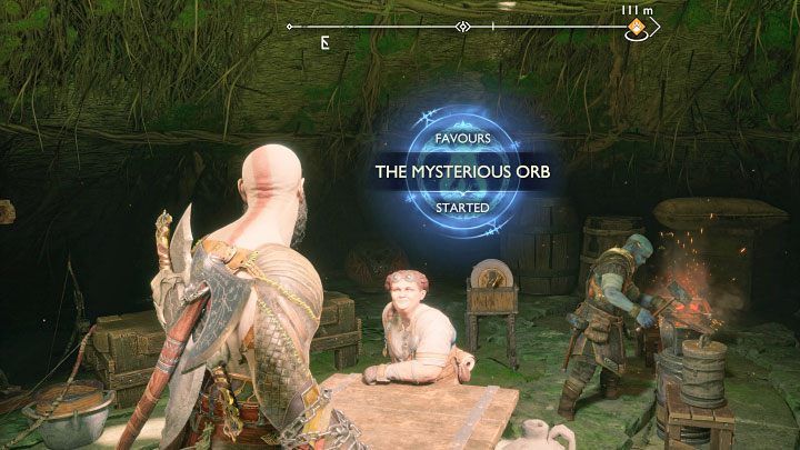 The possibility of finding the titular artifact appears after talking to Lunda - God of War Ragnarok: River Delta, Vanaheim - secrets, collectibles - Vanaheim - God of War Ragnarok Guide