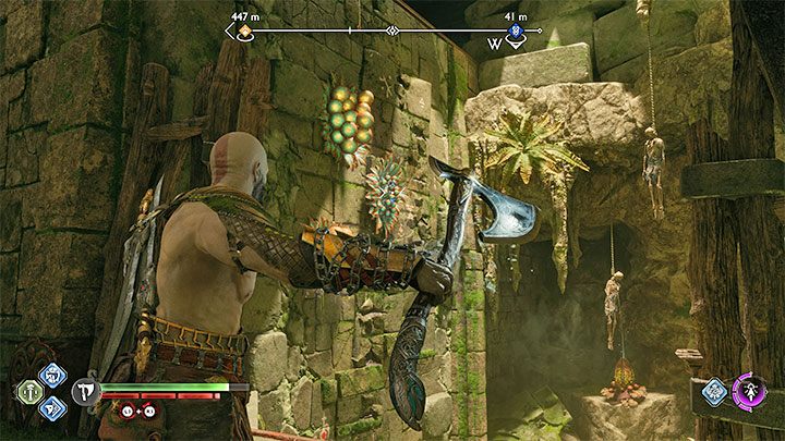 In the Veiled Passage, you must head north from the boat dock - God of War Ragnarok: The Veiled Passage, Vanaheim - secrets, collectibles - Vanaheim - God of War Ragnarok Guide