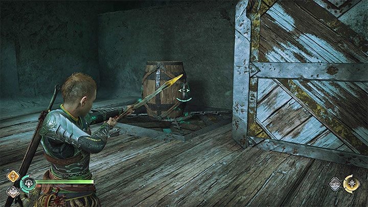 Use the newly created passageway and dispatch the monsters - God of War Ragnarok: Unleashing Hel - walkthrough - Walkthrough - God of War Ragnarok Guide