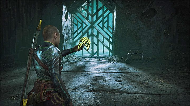 Reach another closed grate and use the mask to determine the way forward - God of War Ragnarok: Unleashing Hel - walkthrough - Walkthrough - God of War Ragnarok Guide