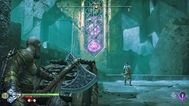 Grab onto the upper edge on the arena - God of War Ragnarok: Reunion - walkthrough - Walkthrough - God of War Ragnarok Guide