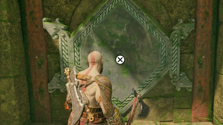 Enter the garden and locate an interactive wall - you can create a rune here and use it to unlock a secret pathway - God of War Ragnarok: Lundas Lost Armour - finding 3 pieces of armor in Vanaheim - Labors - Vanaheim - God of War Ragnarok Guide