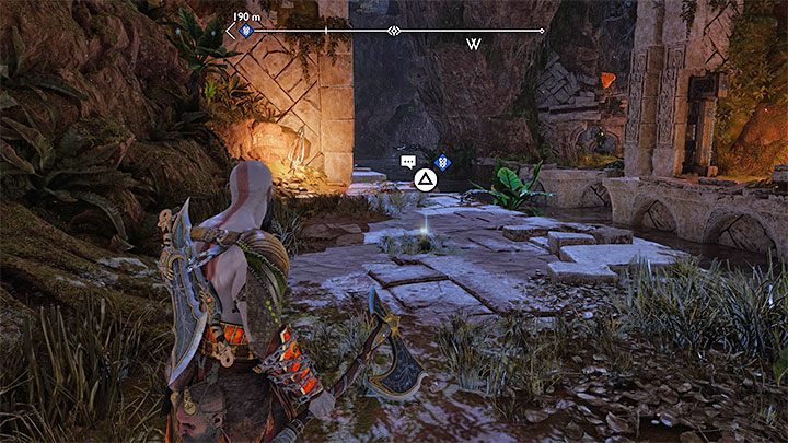 In Sinkholes, you can find one of the 9 flowers required to complete the favor of the same name - God of War Ragnarok: The Sinkholes, Vanaheim - secrets, collectibles - Vanaheim - God of War Ragnarok Guide