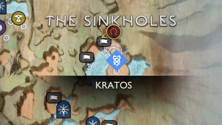 8 - God of War Ragnarok: The Sinkholes, Vanaheim - secrets, collectibles - Vanaheim - God of War Ragnarok Guide