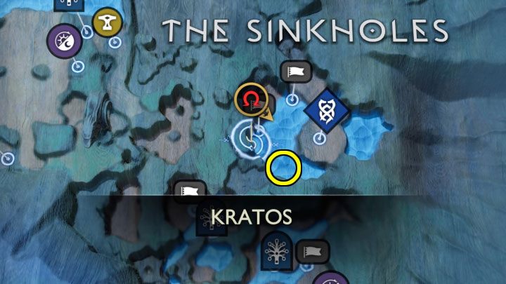 9 - God of War Ragnarok: The Sinkholes, Vanaheim - secrets, collectibles - Vanaheim - God of War Ragnarok Guide