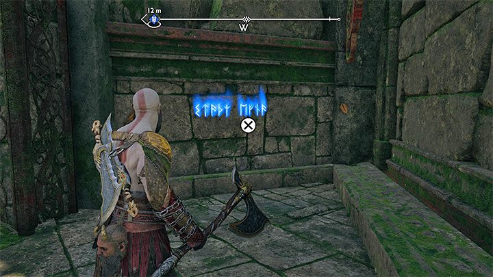 You'll find blue runes on the wall in the north-western part of the Jungle - God of War Ragnarok: The Jungle, Vanaheim - secrets, collectibles - Vanaheim - God of War Ragnarok Guide