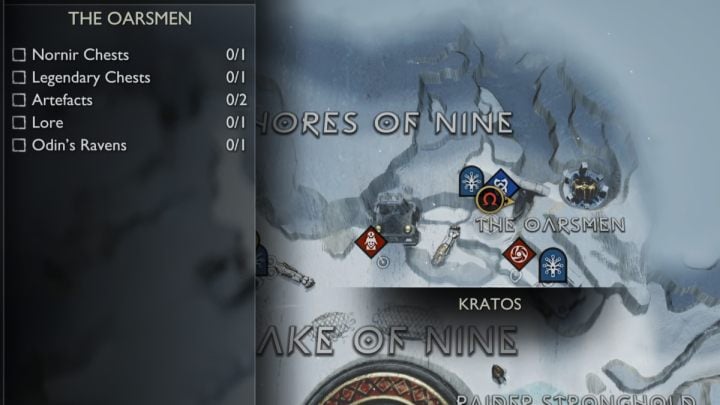 12 - God of War Ragnarok: The Oarsmen, Midgard - secrets, collectibles - Midgard - God of War Ragnarok Guide