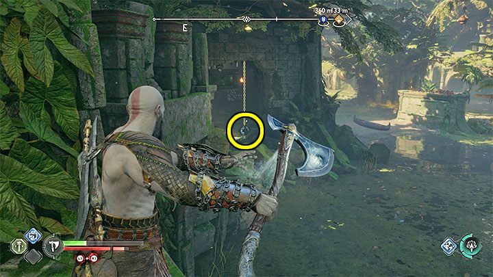 Don't leave your current position just yet - God of War Ragnarok: Noatun Garden, Vanaheim - secrets, collectibles - Vanaheim - God of War Ragnarok Guide