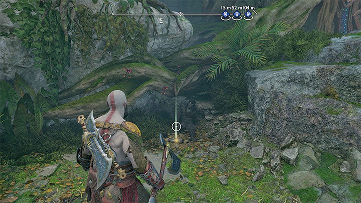 The map lies on the ground next to the body - God of War Ragnarok: Vanir Shrine, Vanaheim - secrets, collectibles - Vanaheim - God of War Ragnarok Guide