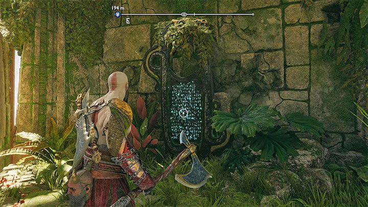 The runes are at the western end of the region (the area where the cut-scene with Freya took place) - God of War Ragnarok: Vanir Shrine, Vanaheim - secrets, collectibles - Vanaheim - God of War Ragnarok Guide