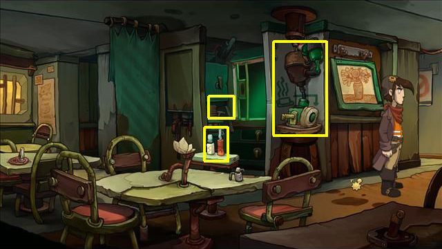 Take the bag standing on the ground - Force Bozo to give Rufus the towel | Hotel Menetekel in Goodbye Deponia - Hotel Menetekel - Goodbye Deponia Guide