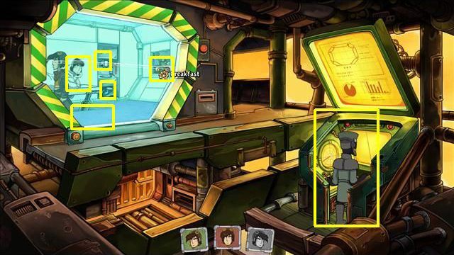 Now take control of the blue Rufus - Getting out of your cell | To rescue Goal and Deponia in Goodbye Deponia - To rescue Goal and Deponia - Goodbye Deponia Guide