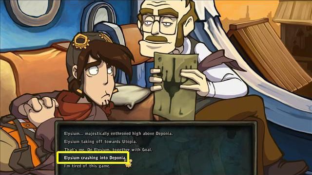 After all, show three of your pictures to Bozo - Show heroism and get a cure for Bozo | To rescue Goal and Deponia - To rescue Goal and Deponia - Goodbye Deponia Guide