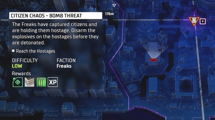 As part of this task, you must free three civilians tied to the explosives and defeat all Freaks in the area - Gotham Knights: Harley Quinn chapter - walkthrough - Chapter 4 - Gotham Knights Guide, Walkthrough