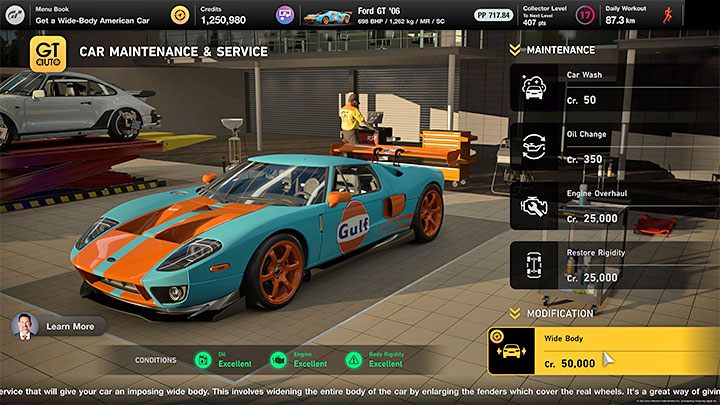 How to unlock: Fit a wide body - Gran Turismo 7: Trophies - list, trophy guide - Appendix - Gran Turismo 7 Guide