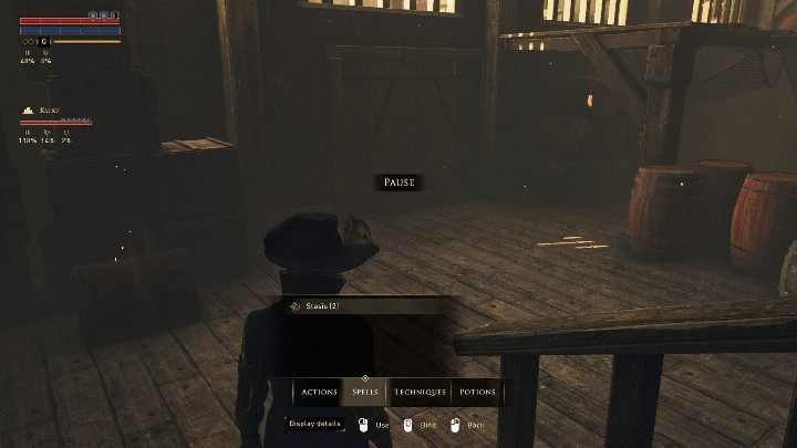 During the active pause, you can see the status of your hero and the companions - Can our companions die in GreedFall? - FAQ - GreedFall Guide