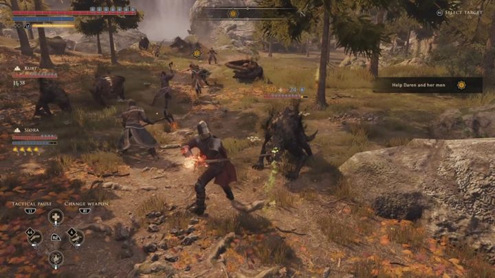 The scouts, in turn, will send you to learn whats going on in the donei egsregaw camp - GreedFall: Attack on Hikmet - walkthrough - A New Threat - GreedFall Guide
