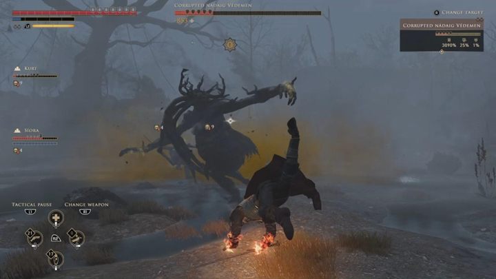 Now go to Vedvilvie, where you will encounter another corrupted Nadaig, this time of the Nadaig Vedemen kind - Broken Bonds | GreedFall Walkthrough - A New Threat - GreedFall Guide