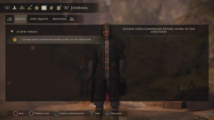 The next quest will be to assemble all the companions by the fire - Broken Bonds | GreedFall Walkthrough - A New Threat - GreedFall Guide