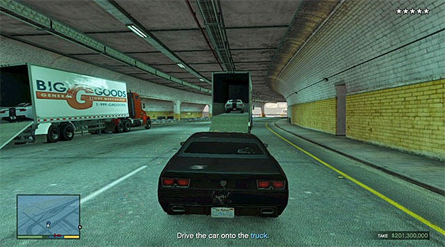 If you have followed my suggestion and invested in armor and bulletproof tires, the escape should prove to be easier, although having the upgrades mounted is not required at all to succeed - 79: The Big Score #2 - the Subtle variant - Main missions - Grand Theft Auto V Game Guide