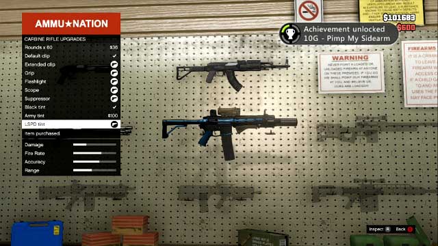 You should but upgrades to your weapons - Choosing equipment - Basics - Grand Theft Auto V Game Guide