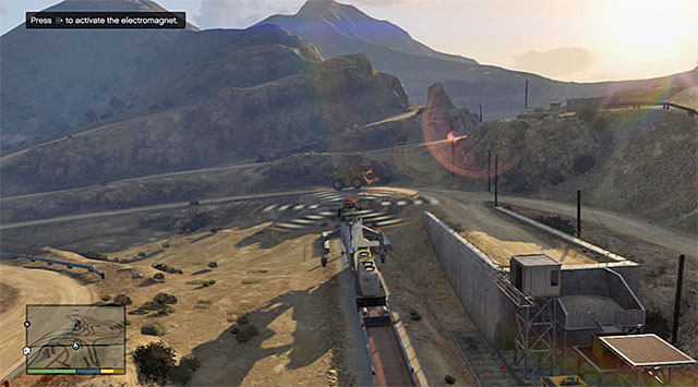 Cut to Trevor now, who has in the meantime gotten into a cargo chopper (Skylift) - 82: Sidetracked - Main missions - Grand Theft Auto V Game Guide