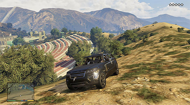 You can lose the police pursuit e.g. by driving around the wilderness - 83: The Big Score #2 - the Obvious variant - Main missions - Grand Theft Auto V Game Guide