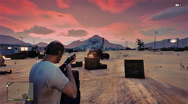 Trevors special skill will allow you to limit time behind covers - Firearms fights - Fights - Grand Theft Auto V Game Guide