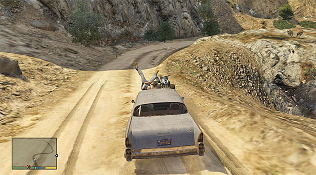 Hitting a quad or a motorcycle will knock off balance the character that is using it - Fights using vehicles - Fights - Grand Theft Auto V Game Guide
