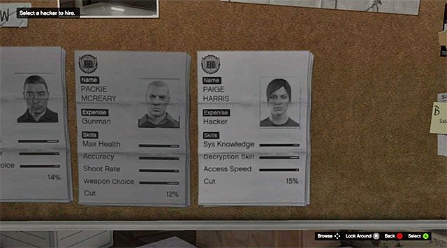 You need to determine who is going to be the driver, the sharpshooter and the hacker - GTA 5: Casing the Jewel Store - mission walkthrough - Main missions - GTA 5 Guide