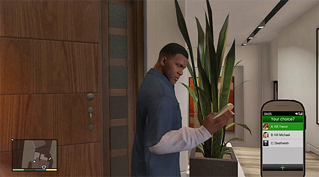 While playing as Franklin you need to return to his estate in the Vinewood Hills - Finale - Introduction - Main missions - Grand Theft Auto V Game Guide