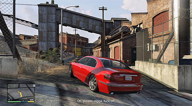 The driveway to the foundrys premises - Ending C: The Third Way - Main missions - Grand Theft Auto V Game Guide