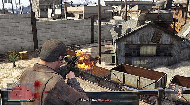 Fight out in the open and watch out for the single hostile chopper - Ending C: The Third Way - Main missions - Grand Theft Auto V Game Guide