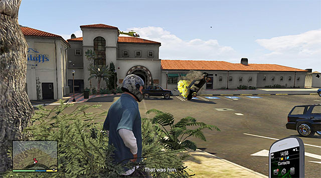 You can now cut to Franklin, who should be on his way to the Pacific Bluffs club, located to the North-West of the city - Ending C: The Third Way - Main missions - Grand Theft Auto V Game Guide