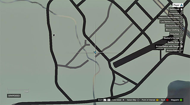 The third item that you are looking for is a shoe (the whereabouts shown in the screenshot) - Chasing the Truth - Strangers and Freaks missions - GTA 5 Guide