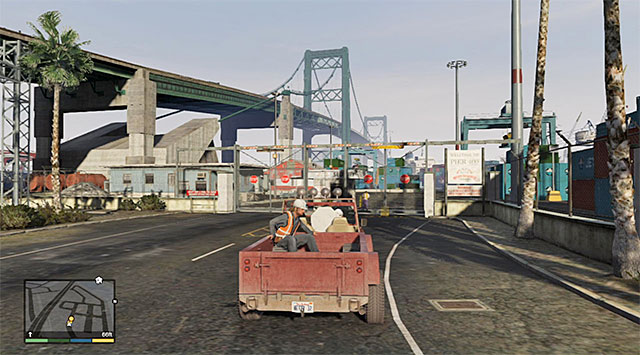 The ports entry gate - 30: Scouting the Port - Main missions - Grand Theft Auto V Game Guide