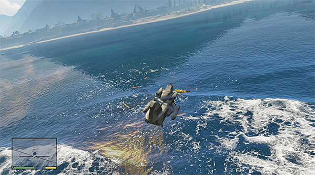 Attach the sub again and fly towards the airport - 34: The Merryweather Heist - the Offshore variant - Main missions - Grand Theft Auto V Game Guide