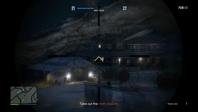 You can take out the majority of opponents at a long distance - Heist 4: Series A: Funding - Heists (DLC) - GTA 5 Guide