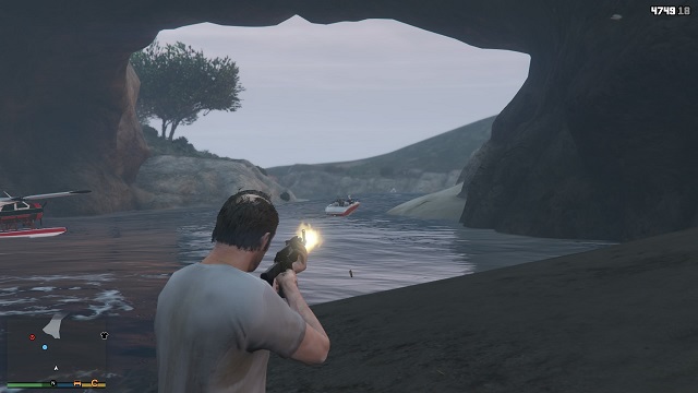 Schematically: we murder everyone and get the prize. - Hydroplane Dodo - Other Quests - Grand Theft Auto V Game Guide