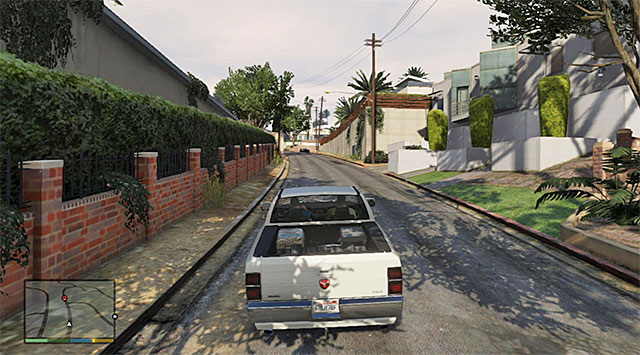 You need to watch out along your way through the narrow streets of Vinewood - 8: Marriage Counseling - Main missions - Grand Theft Auto V Game Guide