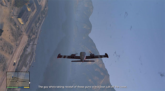 After the successful take-off, hide the gear and throw off the last one of the bikers - 18: Nervous Ron - Main missions - Grand Theft Auto V Game Guide