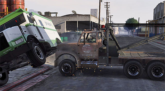 You need to slam into the armored vehicle - 41: Blitz Play #2 - Main missions - Grand Theft Auto V Game Guide