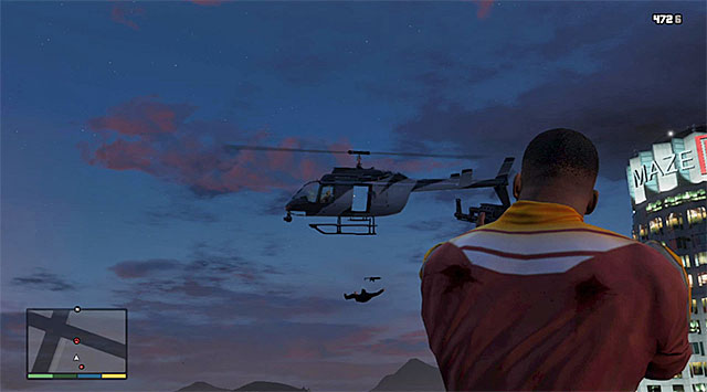 Try to shoot down the enemy helicopter - 50: The Construction Assassination - Main missions - Grand Theft Auto V Game Guide