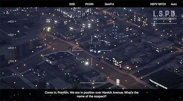 New targets to scan - 43: Eye in the Sky - Main missions - Grand Theft Auto V Game Guide